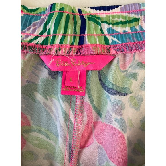 Lilly Pulitzer Katia Raise the Bar Shorts, size Large - Picture 5 of 9